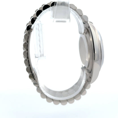 Rolex Day Date Platinum 40mm Black Baguette Diamond Dial 228206 - Beverly Hills Watch Company