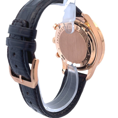 IWC Portugieser 40mm Rose Gold Chronograph Silver Dial IW371402 - Beverly Hills Watch Company