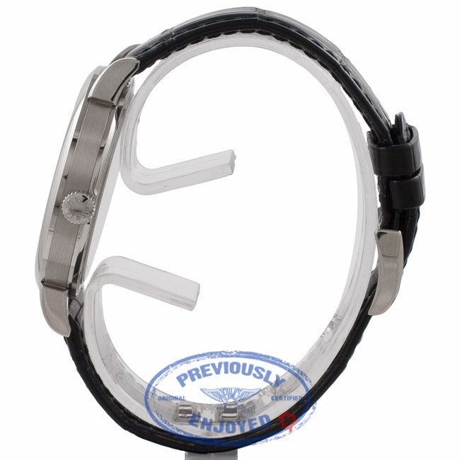 A. Lange & Sohne Grand Lange 1 Black Dial 18k White Gold 117.028 - Beverly Hills Watch Company Watch Store