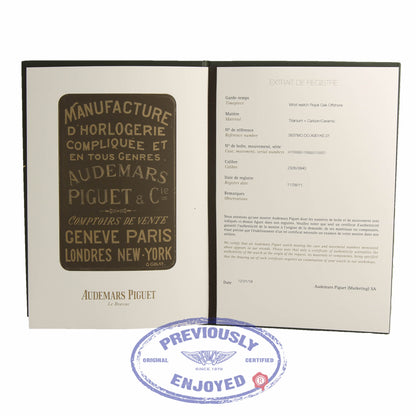 Audemars Piguet Limited Edition Arnold Schwarzenegger The Legacy Royal Oak Offshore 26378IO.OO.A001KE.01 LCCDJ6 - Beverly Hills Watch Company