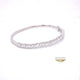 Naira & C Diamond Baguette Bangle Bracelet White Gold LDD3MZ - Beverly Hills Watch Company
