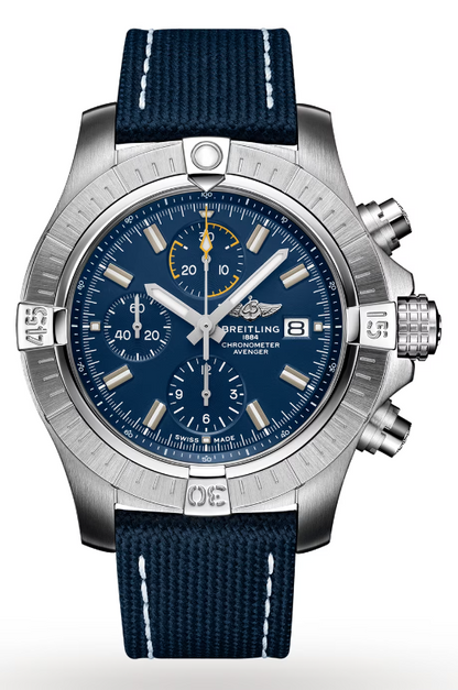 Breitling Avenger Chronograph 45mm Blue Dial A13317101B1X2 - Beverly Hills Watch Company