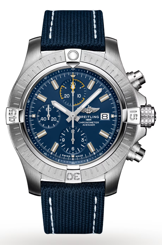Breitling Avenger Chronograph 45mm Blue Dial A13317101B1X2 - Beverly Hills Watch Company