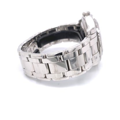 Rolex Day-Date Platinum Masterpiece Diamond Bezel Glacier Blue Diamond Dial 18946 - Beverly Hills Watch Company