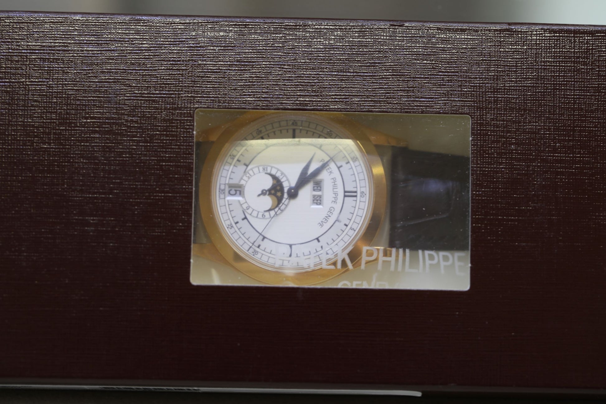 Patek Philippe Annual Calendar Moon Phases Rose Gold Sector Dial 5396r-001 LJ69NH - Beverly Hills Watch Company