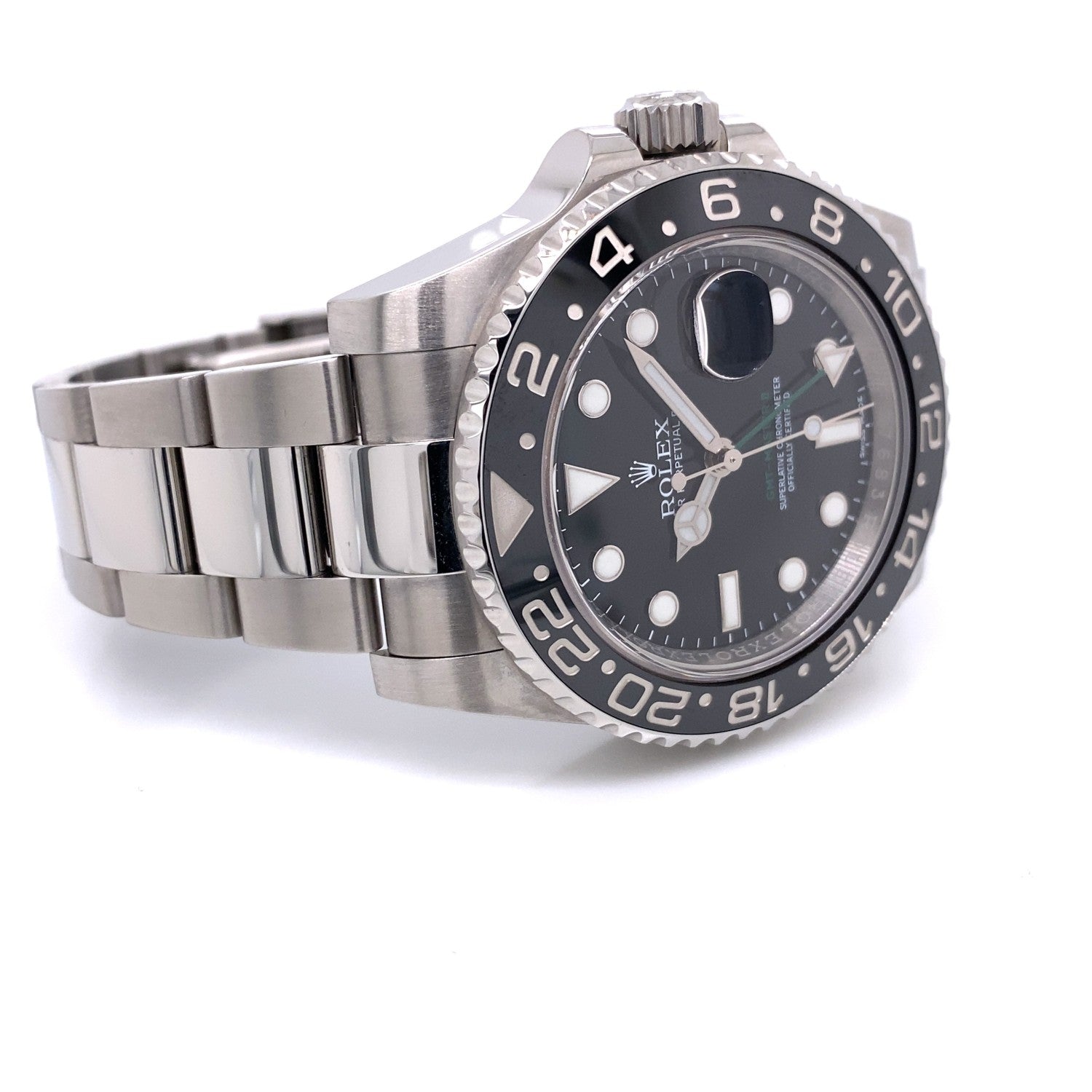 Rolex GMT Master II 40mm Stainless Steel Black Dial Black Ceramic Bezel 116710 LNDLEW - Beverly Hills Watch