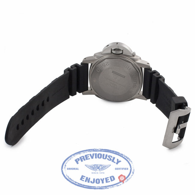 Panerai Submersible 2500M 47mm Titanium Case/Bezel White Gold Markers on Bezel Limited Edition PAM00194 LNFPAY - Beverly Hills Watch Company Watch Store Watch Store