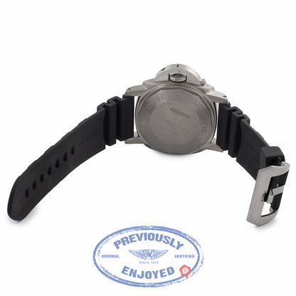 Panerai Submersible 2500M 47mm Titanium Case/Bezel White Gold Markers on Bezel Limited Edition PAM00194 LNFPAY - Beverly Hills Watch Company Watch Store Watch Store