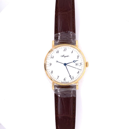 Breguet Classique Automatic White Dial 38mm Yellow Gold 5177BA/29/9V6 LNJJUM - Beverly Hills Watch