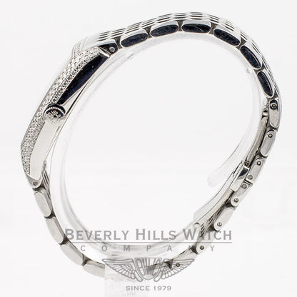 Longines Evidenza Stainless Steel Bracelet Diamond Bezel White Arabic Numeral Dial Ladies Watch L21420736 Beverly Hills Watch Company Watches