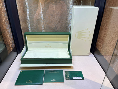 Rolex Cellini Moonphase  39mm 18k Rose Gold White Dial 50535 - Beverly Hills Watch Company