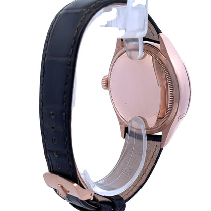 Rolex Cellini Moonphase  39mm 18k Rose Gold White Dial 50535 - Beverly Hills Watch Company