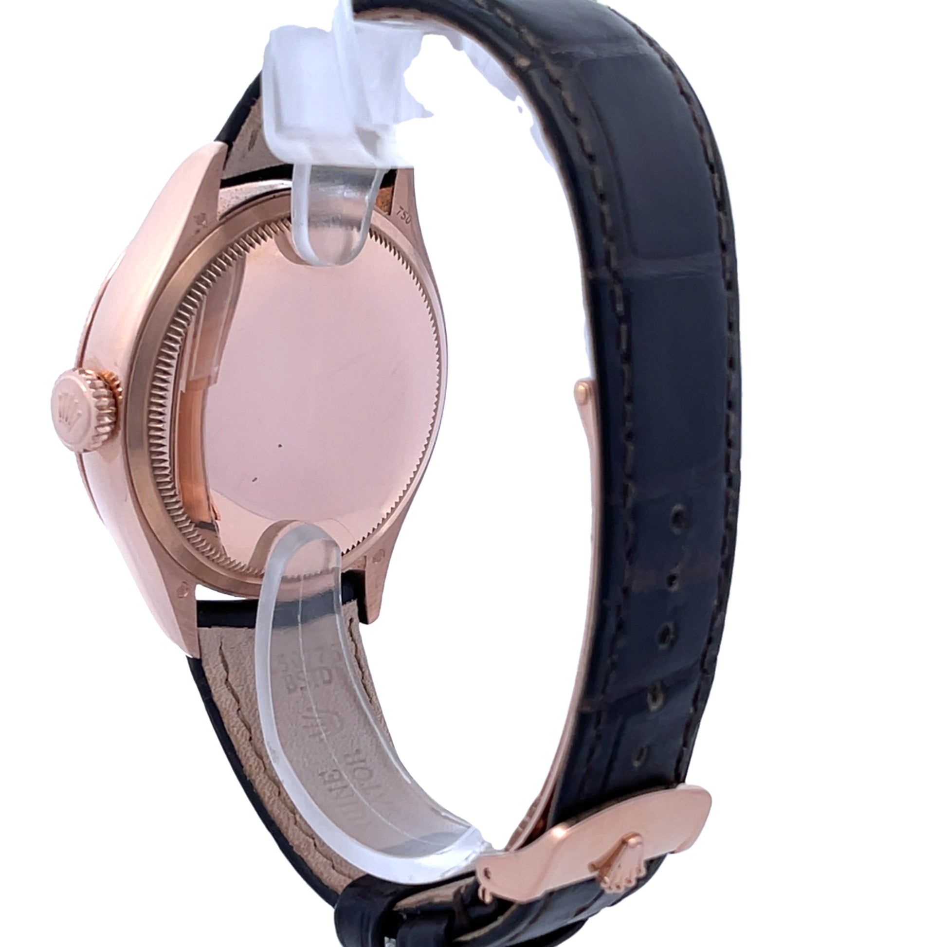 Rolex Cellini Moonphase  39mm 18k Rose Gold White Dial 50535 - Beverly Hills Watch Company