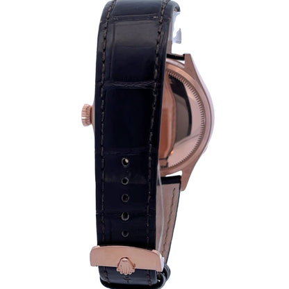 Rolex Cellini Moonphase  39mm 18k Rose Gold White Dial 50535 - Beverly Hills Watch Company