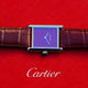 Cartier Must Tank Large Stainless Steel Claret WSTA0054 - Beverly Hills Watch Company