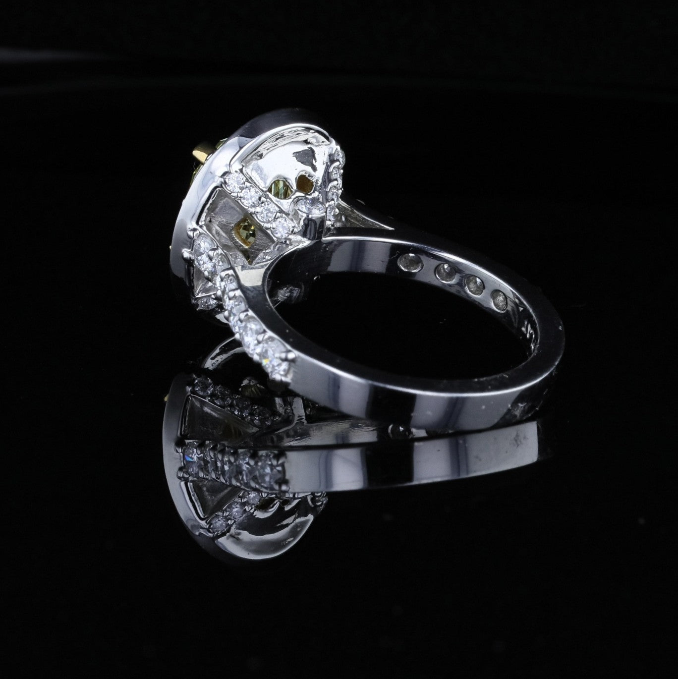 3.02ct. Oval Fancy Intense Yellow VS1 GIA  - Beverly Hills Watch Company