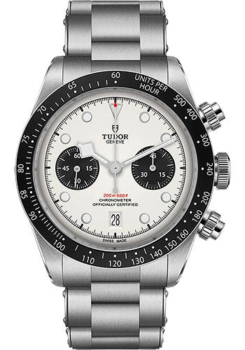 Tudor Black Bay Chrono White Dial Stainless Steel Watch M79360N-0002 - Beverly Hills Watch Company