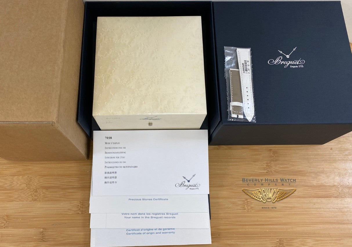 Breguet Tradition Rose Gold 37mm Ladies Watch 7038BR/18/9V6.D00D MAD7ZN - Beverly Hills Watch Company