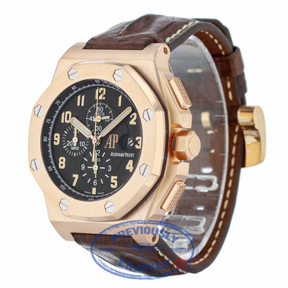Audemars Piguet Royal Oak Offshore Gold Rose Chronograph Arnold All-Star 26158OR.OO.A801CR.01 - Beverly Hills Watch Company