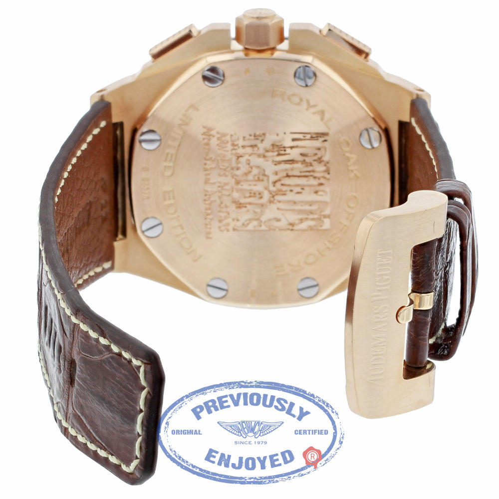 Audemars Piguet Royal Oak Offshore Gold Rose Chronograph Arnold All-Star 26158OR.OO.A801CR.01 - Beverly Hills Watch Company
