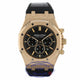 Audemars Piguet Royal Oak Chronograph 41MM 18k Rose Gold Black Dial Black Alligator Strap 26320OR.OO.D002CR.01 NVHWDE - Beverly Hills Watch Company