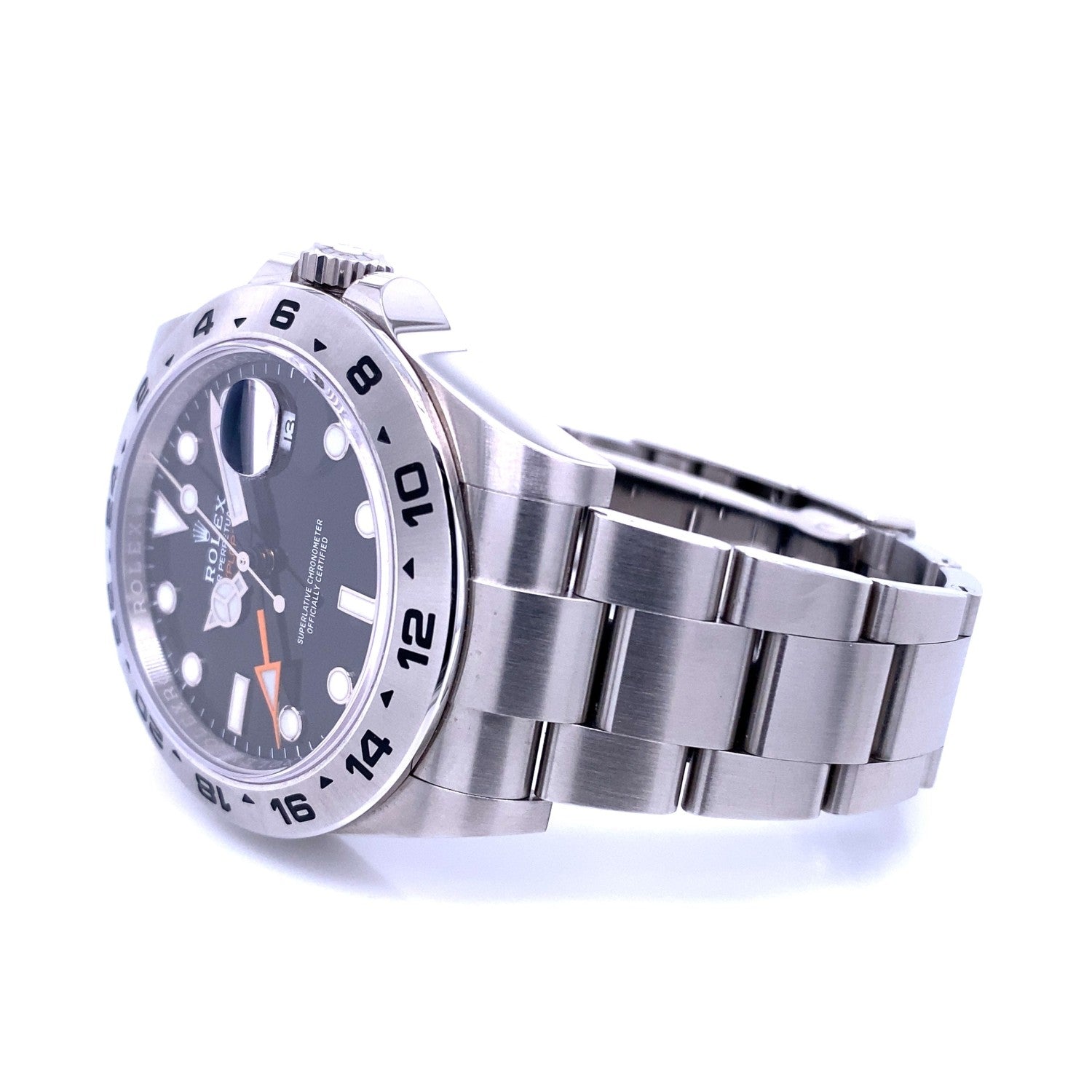 Rolex Explorer II 42MM Stainless Steel Black Dial 216570 - Beverly Hills Watch Company