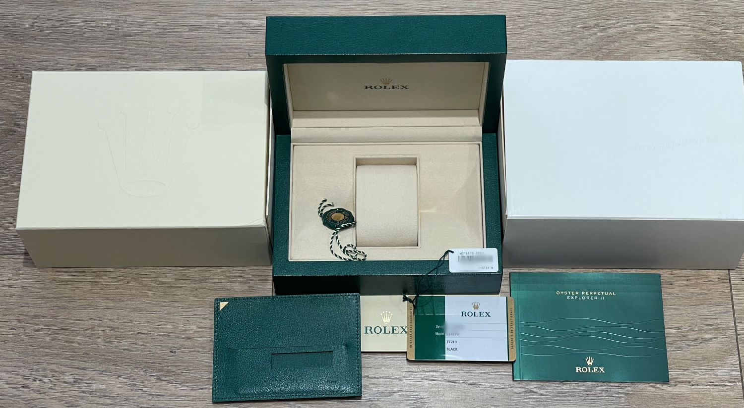 Rolex Explorer II 42MM Stainless Steel Black Dial 216570 - Beverly Hills Watch Company