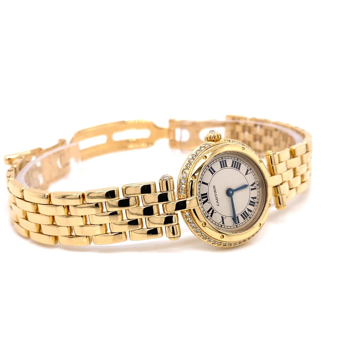 Cartier Panthere Vendome 24mm Diamond Bezel Yellow Gold - Beverly Hills Watch Company