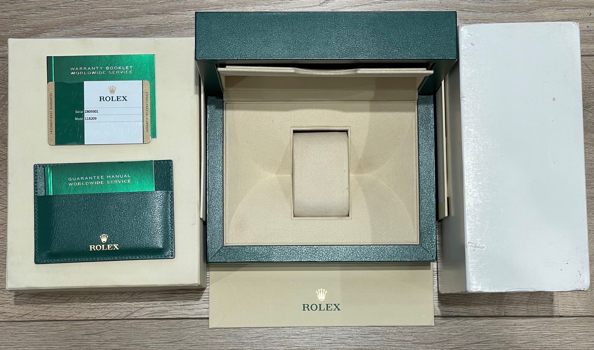 Rolex Day Date 36mm White gold Oyster Bracelet 118209 - Beverly Hills Watch Company