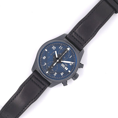 IWC Pilot Chronograph Ceratanium Tribute To 3705 IW387905 - Beverly Hills Watch Company