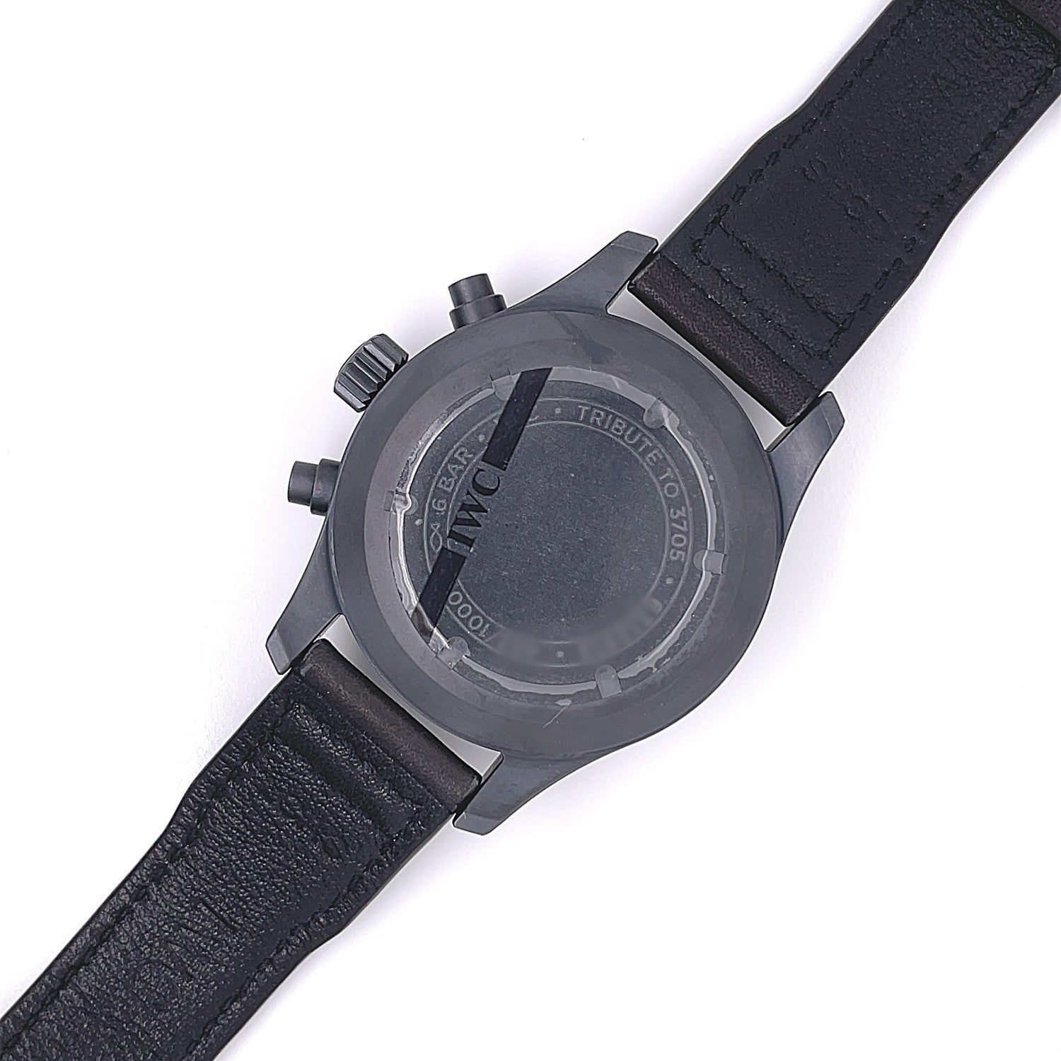 IWC Pilot Chronograph Ceratanium Tribute To 3705 IW387905 - Beverly Hills Watch Company