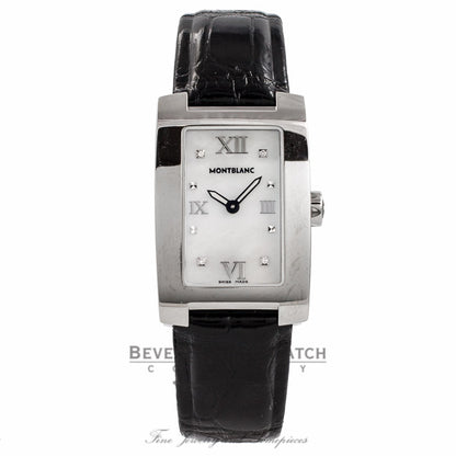 Montblanc Ladies Profile Steel Jewelry Collection Mother of Pearl Diamond Dial Stainless Steel 36128 6949 - Beverly Hills Watch Company Watch Store