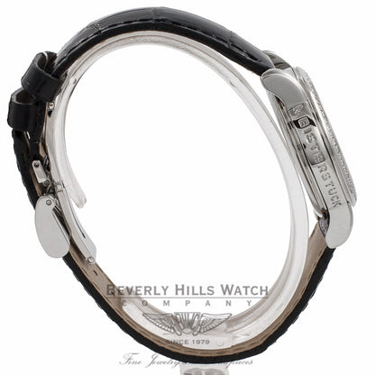 Montblanc Ladies Star Steel 32MM Stainless Steel Silver Dial Diamond Markings Diamond Bezel 101629 14278 - Beverly Hills Watch Company Watch Store