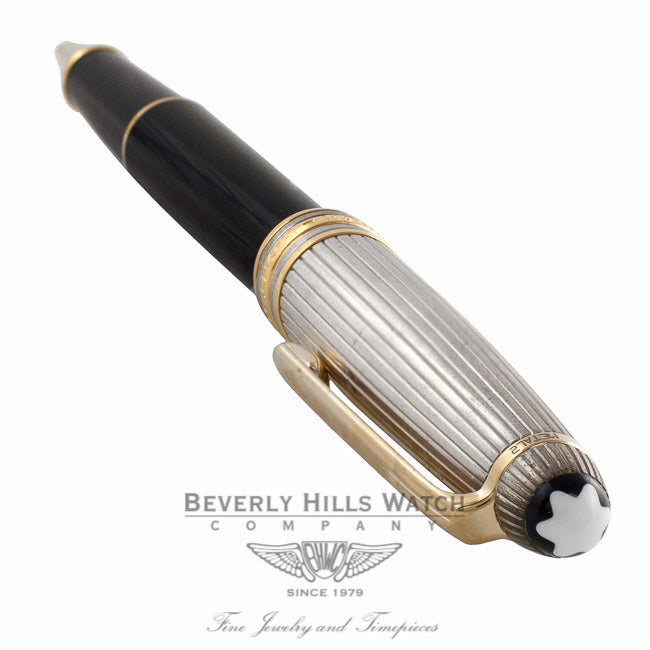 Montblanc Meisterstuck Platinum Plated Pen 38248 19970 - Beverly Hills Watch Store