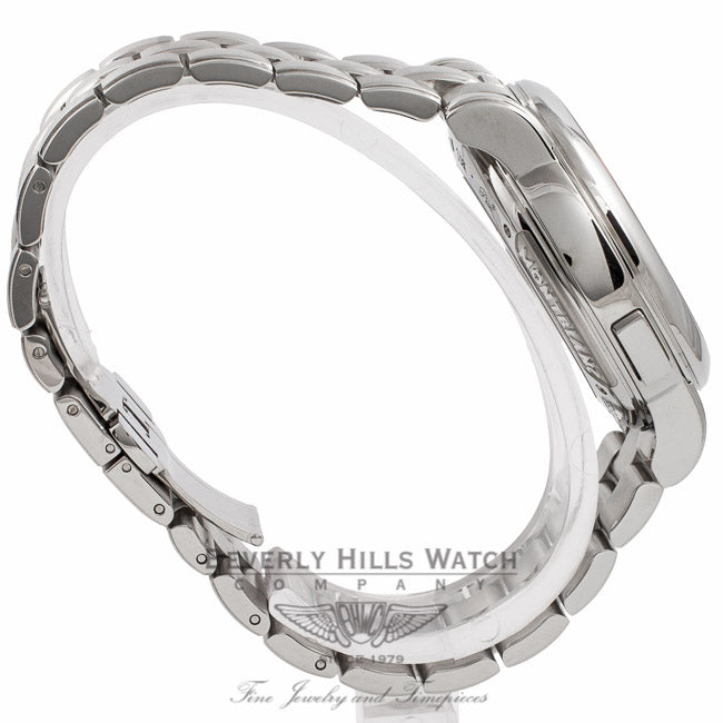 Montblanc Nicolas Rieussec Monopusher Chronograph Stainless Steel Anthracite Dial 102336 17633 - Beverly Hills Watch Store
