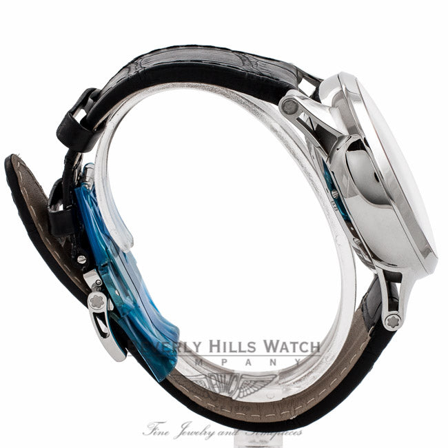 Montblanc Timewalker Chronograph Black Dial Stainless Steel 105077