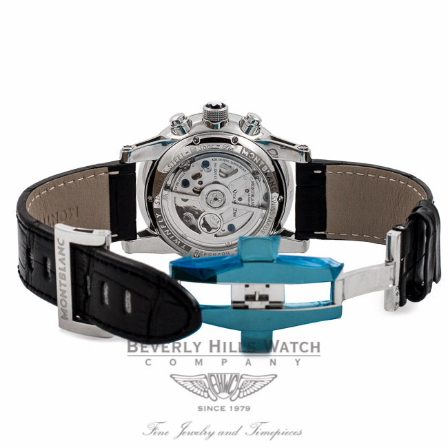 Montblanc Timewalker Chronograph Black Dial Stainless Steel 105077