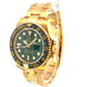 Rolex GMT Master II 18K Yellow Gold Green Dial Black Ceramic Bezel 116718LN - Beverly Hills Watch Company