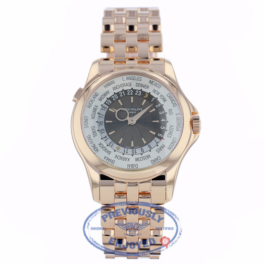 Patek Philippe Complications World Time 5130/1R-001 MTH3Q4 - Beverly Hills Watch Company