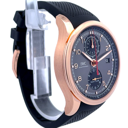 IWC Yacht Club Red Gold 43mm Slate Dial IW390505 - Beverly Hills Watch Company