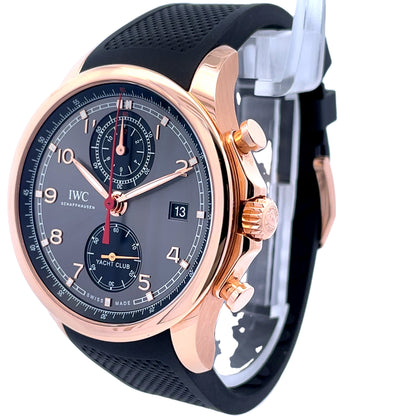 IWC Yacht Club Red Gold 43mm Slate Dial IW390505 - Beverly Hills Watch Company
