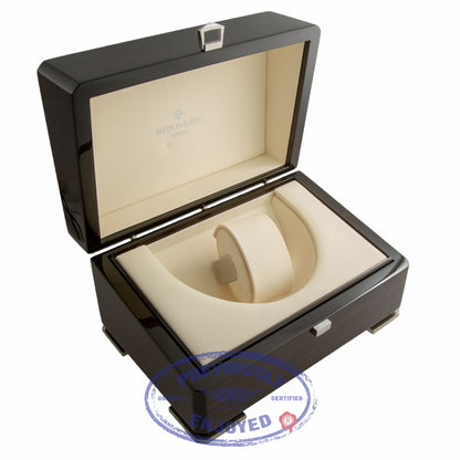 Patek Philippe Grand Complications Perpetual 37mm Platinum Blue Dial 5140P-001 MXD9JF - Beverly Hills Watch Company