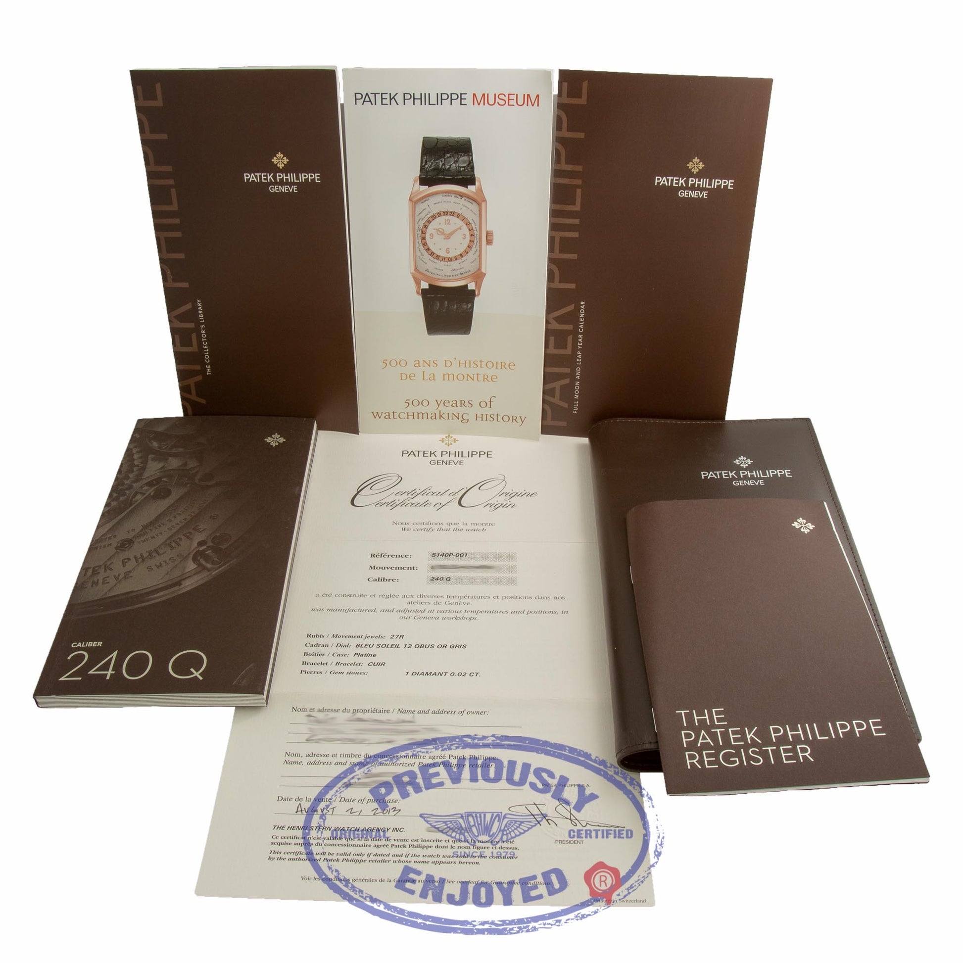 Patek Philippe Grand Complications Perpetual 37mm Platinum Blue Dial 5140P-001 MXD9JF - Beverly Hills Watch Company