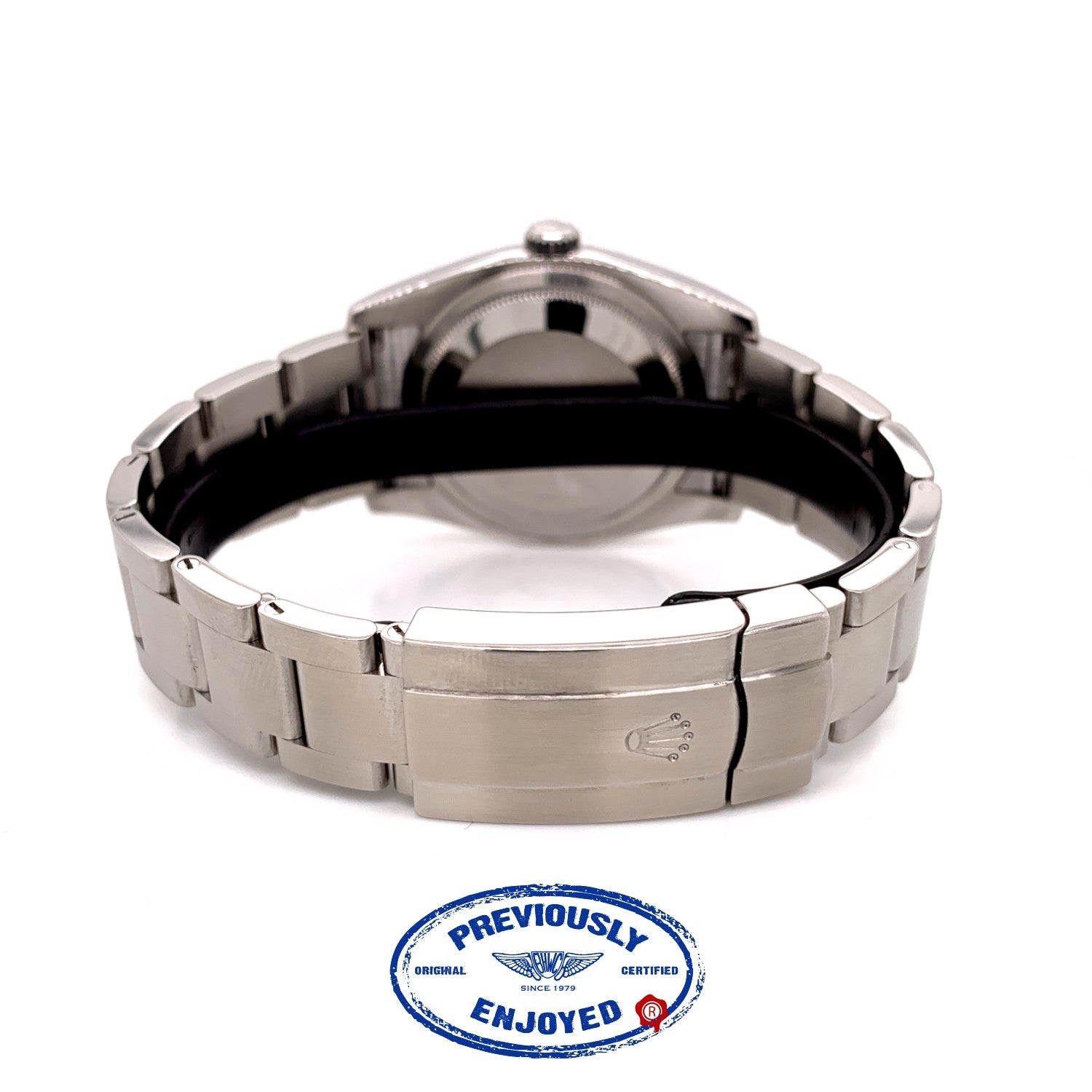 Rolex Oyster Perpetual 36mm Stainless Steel Grape Dial 116000 MZJ2TE  - Beverly Hills Watch Company