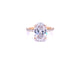 Naira & C Diamond Oval Ring 3.01ct N0PWA9 - Beverly Hills Watch Company