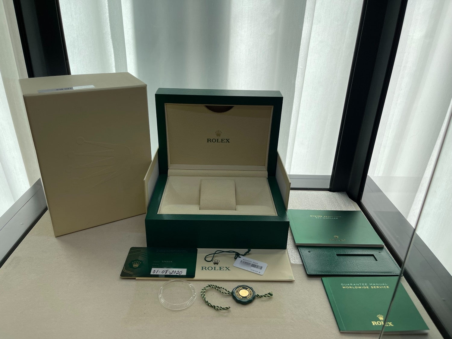 Rolex Sky-Dweller 42mm Stainless Steel Black Dial 326934 - Beverly Hills Watch Company