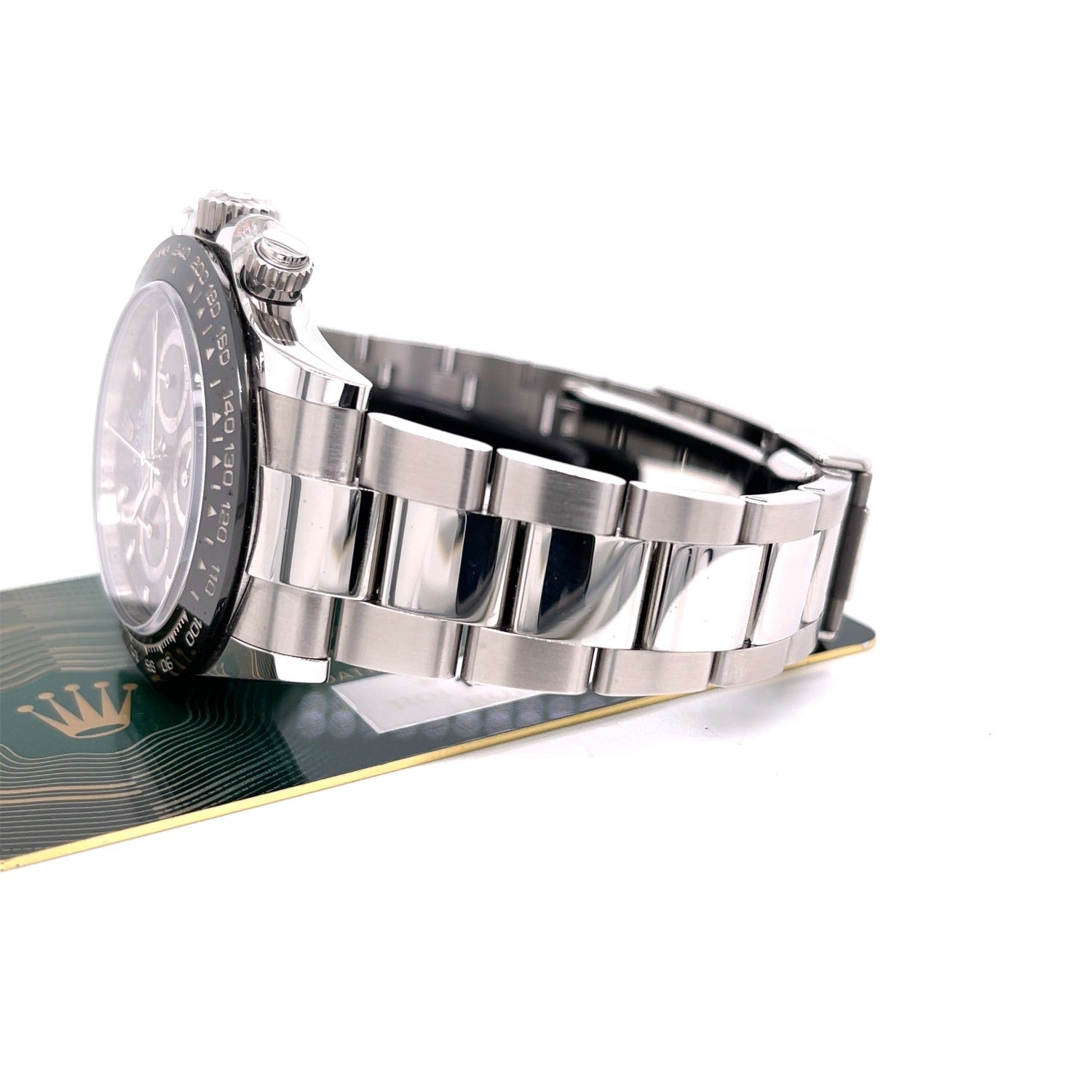 Rolex Daytona Ceramic and Stainless Steel Black Dial 116500LN - Beverly Hills Watch Company