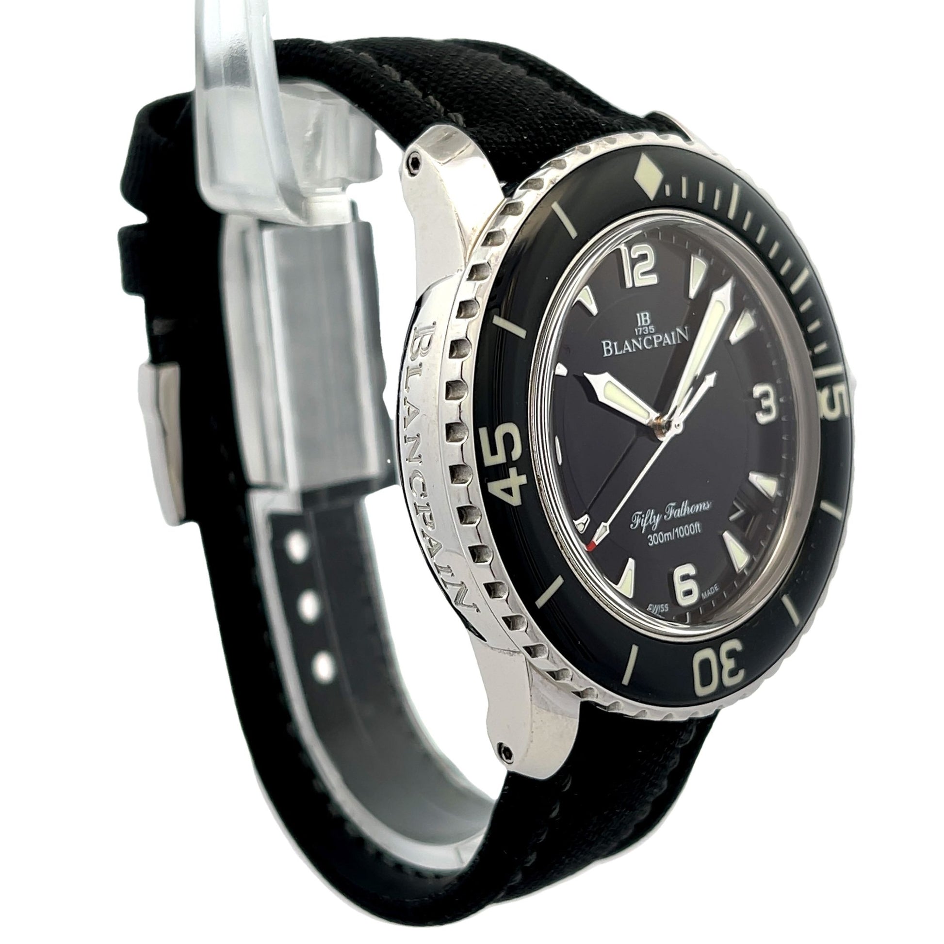 Blancpain Fifty Fathoms 45mm Stainless Steel Black Dial 5015.1130.52A - Beverly Hills Watch Company