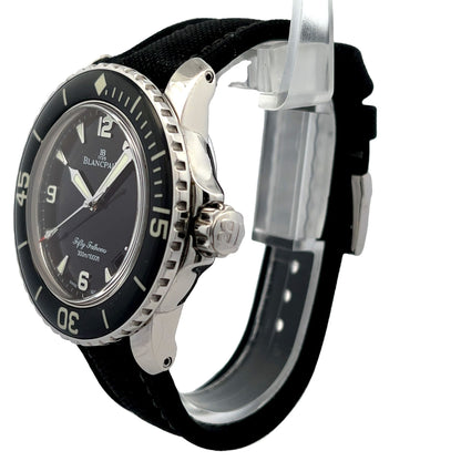 Blancpain Fifty Fathoms 45mm Stainless Steel Black Dial 5015.1130.52A - Beverly Hills Watch Company