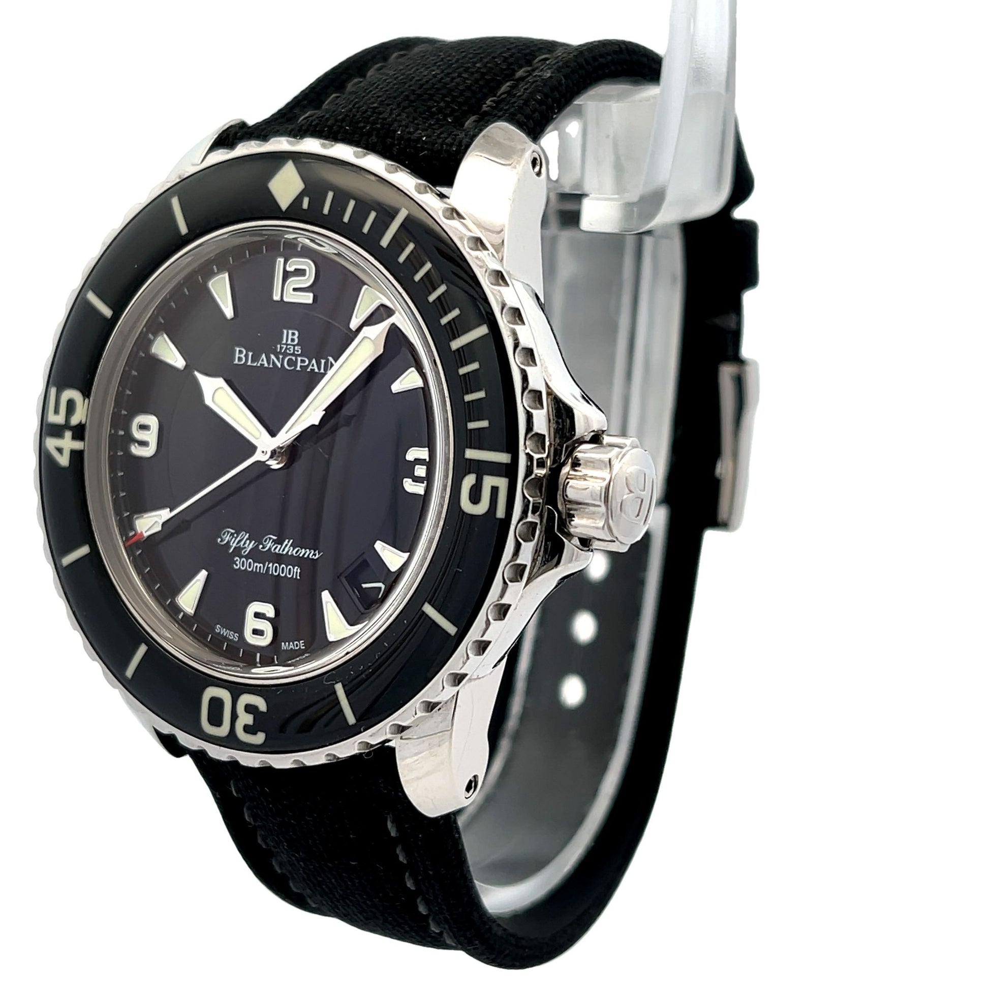 Blancpain Fifty Fathoms 45mm Stainless Steel Black Dial 5015.1130.52A - Beverly Hills Watch Company